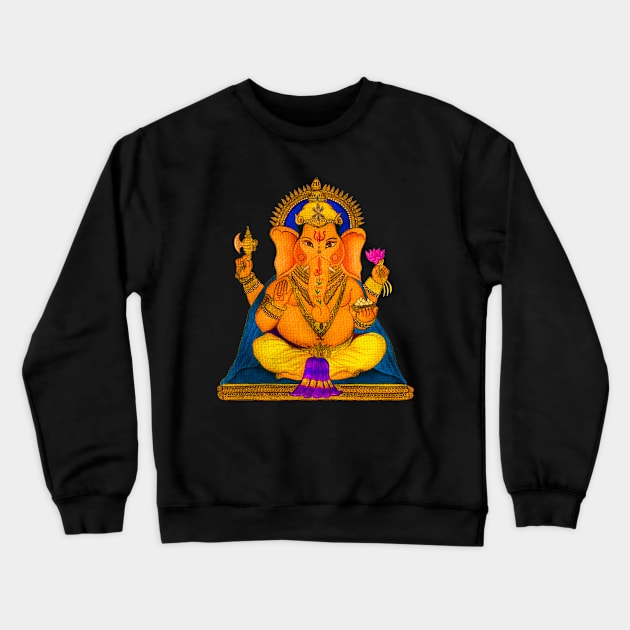 Ganesha Crewneck Sweatshirt by Rablo